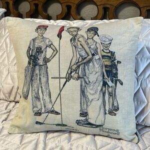 Norman Rockwell Missed Golf
Tapestry Panel Pillow Square